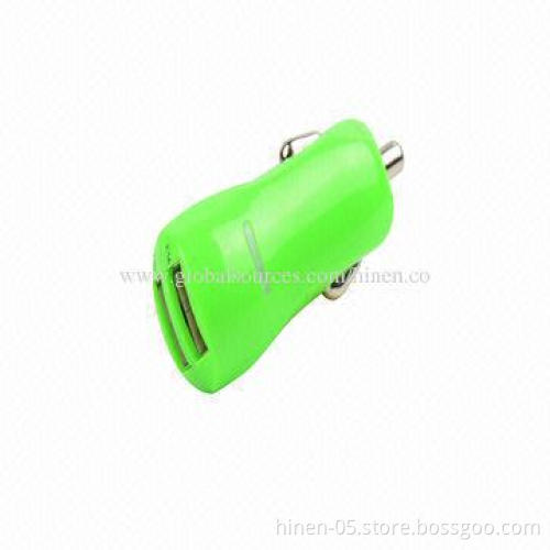 Car Charger with 5V/3.1A Output, Shell Made of Fire-proof Material